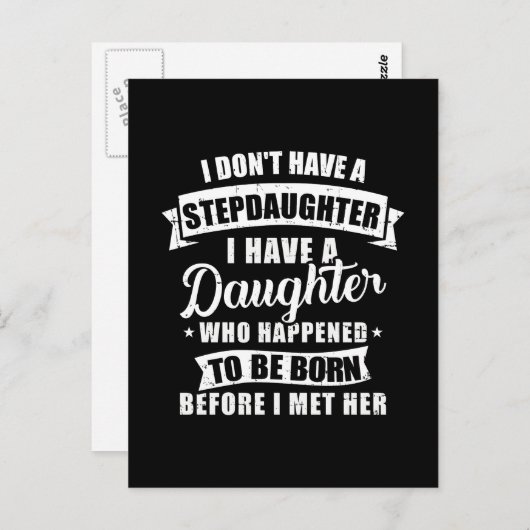 継父生まれ娘が継娘に会う ポストカード (正面/裏面)