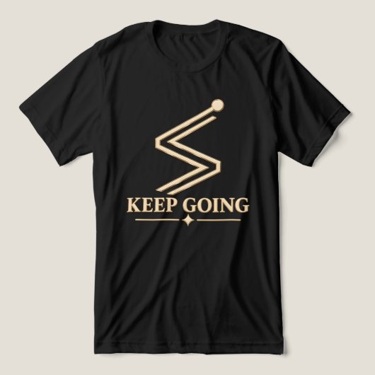 継続しよう トライブレンドTシャツ (デザイン正面)