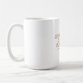 継続は力なり - 再起のモチベーション コーヒーマグカップ (左)