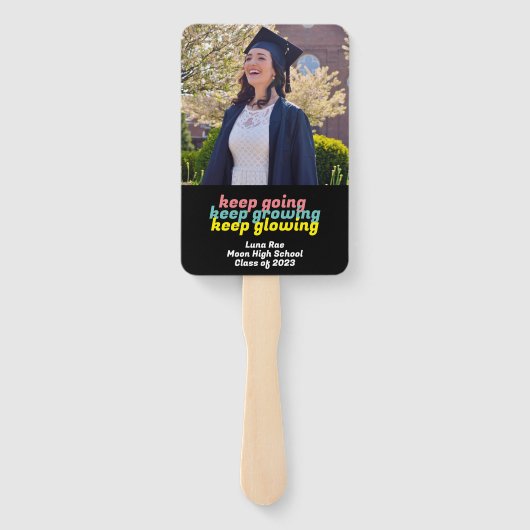 継続は力なり 成長し続けて 輝き続けて 卒業おめでとう ファン (裏面)