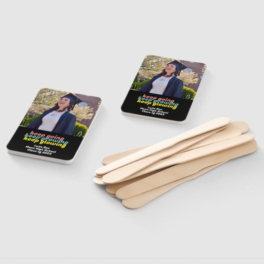 継続は力なり 成長し続けて 輝き続けて 卒業おめでとう ファン (組立なし)