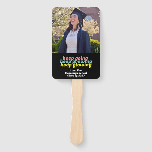 継続は力なり 成長し続けて 輝き続けて 卒業おめでとう ファン (正面)