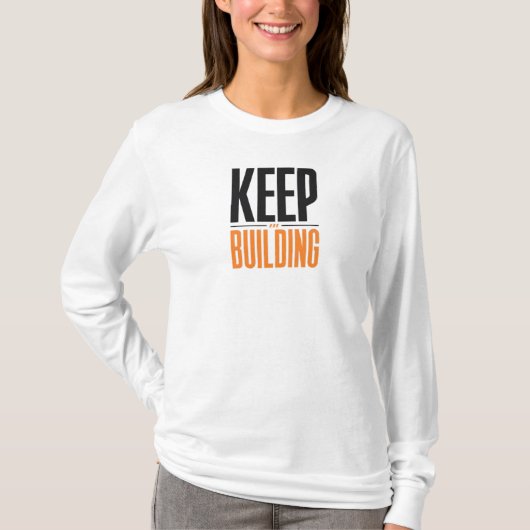 継続は力なり Tシャツ (正面)