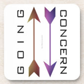 「継続企業」 コースター (正面)