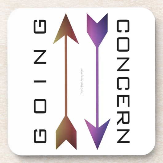 「継続企業」 コースター (正面)