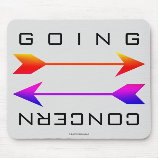 「継続企業」 マウスパッド (正面)