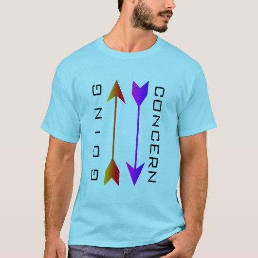 「継続企業」 Tシャツ (正面)