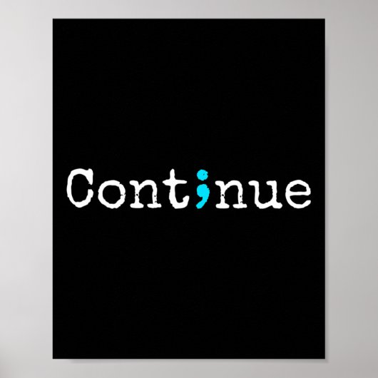 継続 – メンタルヘルス認識度 ポスター (正面)