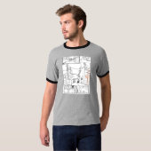 続きこま漫画 Tシャツ (正面フル)