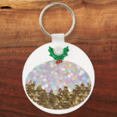 続きのクリスマスのプディング キーホルダー (正面)