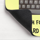 続くキーボードの粉砕の額 マウスパッド (コーナー)