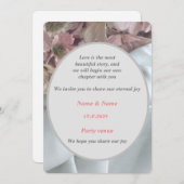 続く愛祝に対する誘い💕💌 招待状 (正面/裏面)