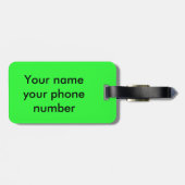 続けていくために平静を保って下さい ラゲッジタグ (裏面横)