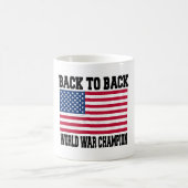 続けて世界大戦のチャンピオン コーヒーマグカップ (中央)