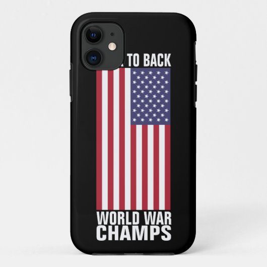 続けて世界大戦のチャンピオン Case-Mate iPhoneケース (裏面)
