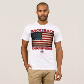 続けて(世界大戦の)チャンピオン Tシャツ (正面フル)