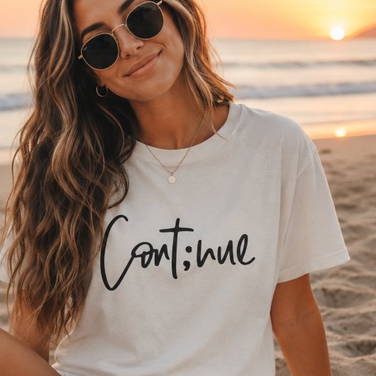 続けよう、励ましの精神の健康 Tシャツ