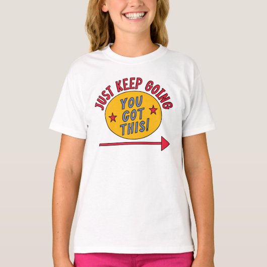 続けよう Tシャツ (正面)