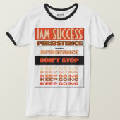 続けよう Tシャツ (デザイン正面)