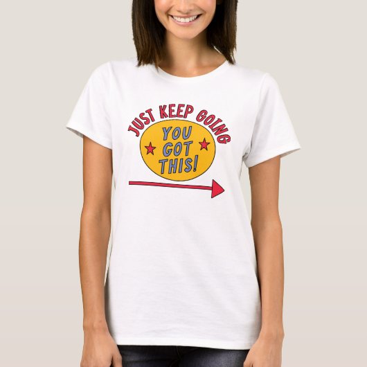続けよう Tシャツ (正面)