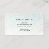 続投エレガント写真 名刺 (裏面)