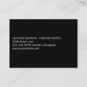 続編とグリッター/エグゼクティブ金ゴールド(エグゼクティブ) 名刺 (裏面)