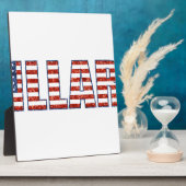 続編ヒラリー フォトプラーク (側面)