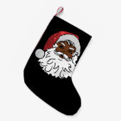 続編ブラックサンタクロース スモールクリスマスストッキング (正面 (吊り時))