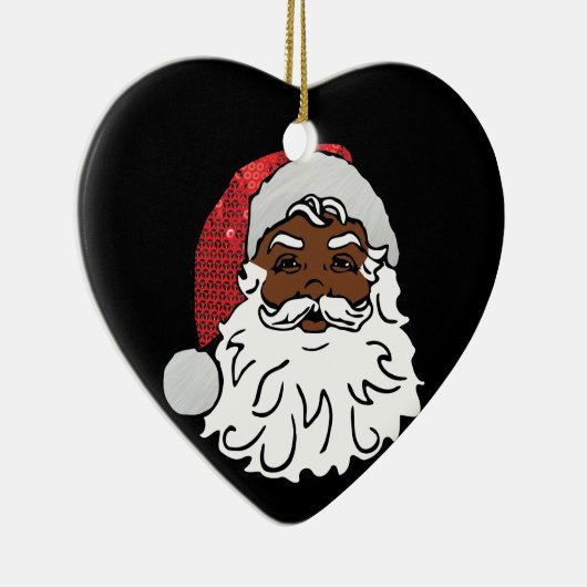 続編ブラックサンタクロース セラミックオーナメント (右)