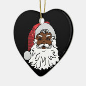 続編ブラックサンタクロース セラミックオーナメント (左)