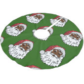 続編ブラックサンタクロース ブラッシュドポリエステルツリースカート (アングル)