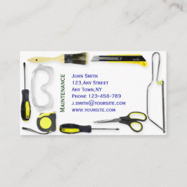 維持の名刺のテンプレート 名刺