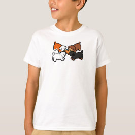 綱引き犬 Tシャツ