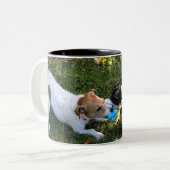 綱引き ツートーンマグカップ (正面左)