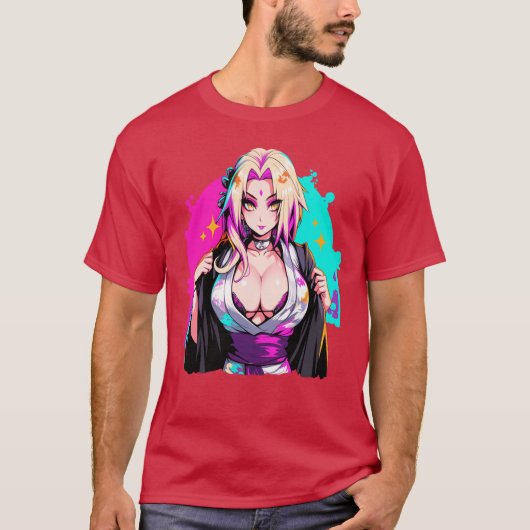 綱手・千手・五代目火影 Tシャツ (正面)