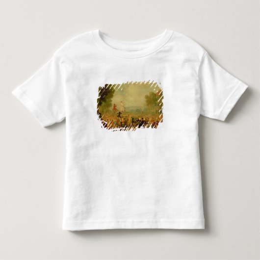 綱渡りで行っている俳優の一団 トドラーTシャツ (正面)