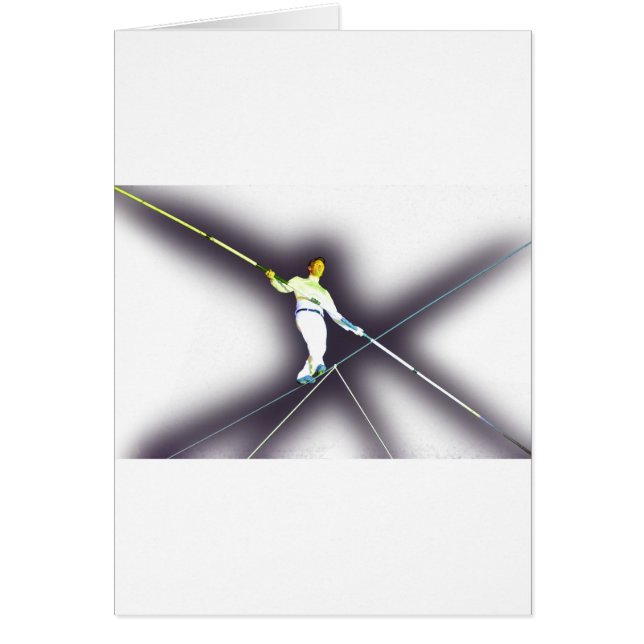 綱渡りの歩く (正面)