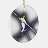 綱渡りの歩く セラミックオーナメント (右)