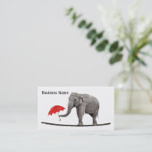 綱渡りの象 名刺 (スタンド正面)