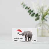 綱渡りの象 名刺 (スタンド正面)