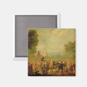 綱渡りを繰り広げる役者の一座 マグネット (正面/裏面)