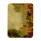 綱渡りを繰り広げる役者の一座 マグネット (縦)