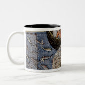 網との採取 ツートーンマグカップ (左)