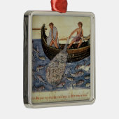 網との採取 メタルオーナメント (右)