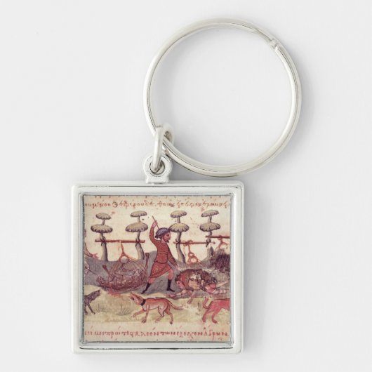 網と捜すこと キーホルダー (正面)