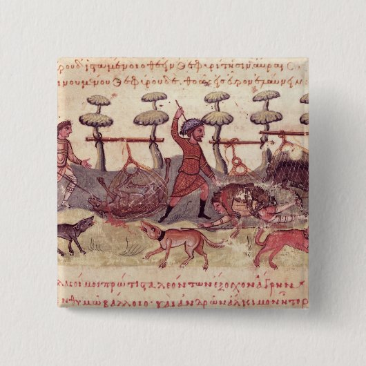 網と捜すこと 缶バッジ (正面)