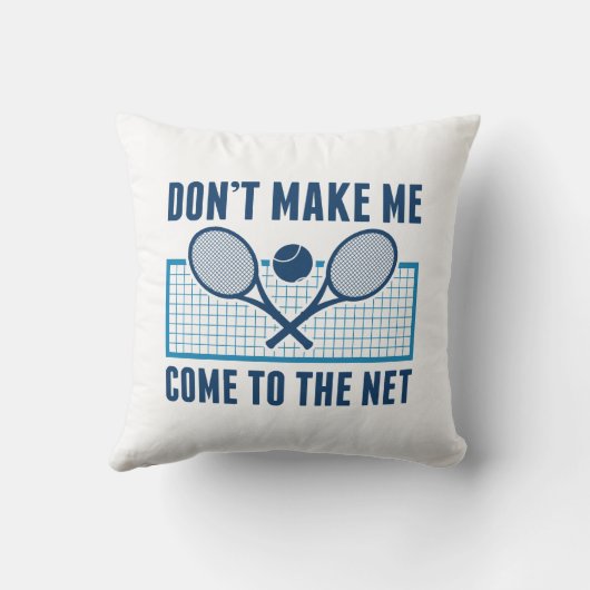 網に来寄るな クッション (裏面)