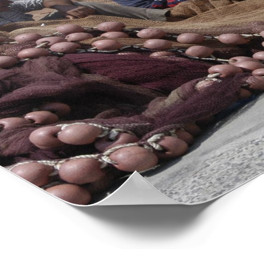 網の修理 ポスター (角)