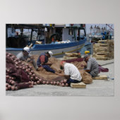 網の修理 ポスター (正面)