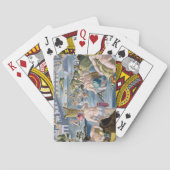 網を使用して浅瀬で採取して、96をのためのめっきして下さい トランプ (裏面)